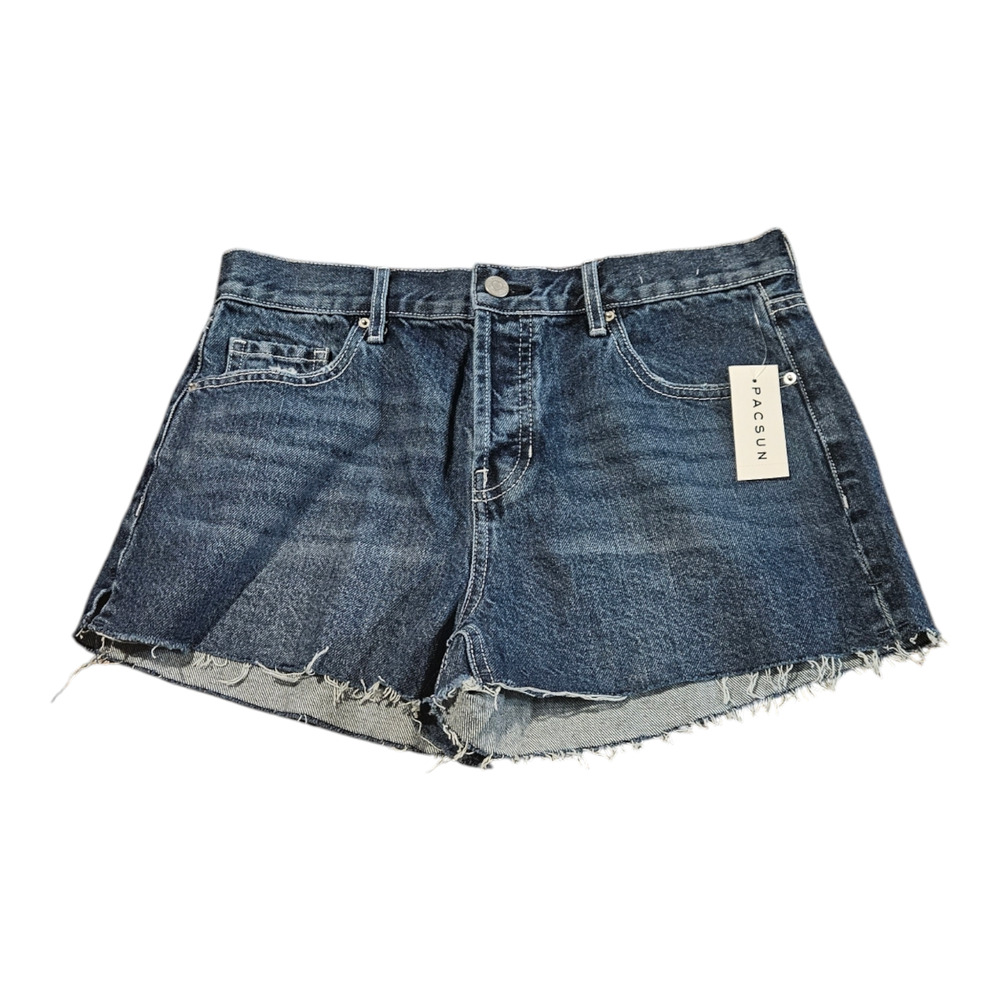 Pacsun Size 28 Blue 70's Cut Off Denim Shorts